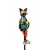 Kot z łopatą figurka metalowa stojąca 56cm